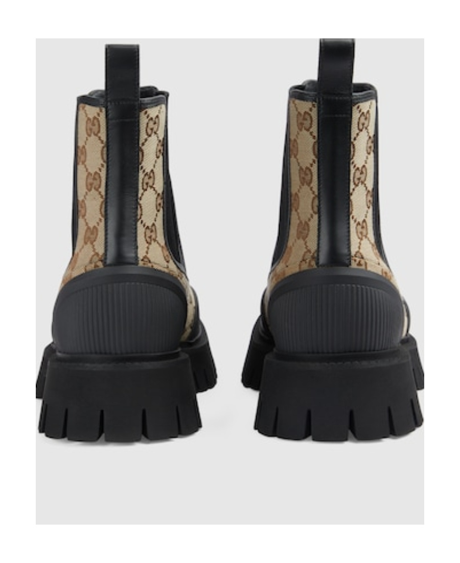 GUCCI GG PANELLED CHELSEA BOOTS