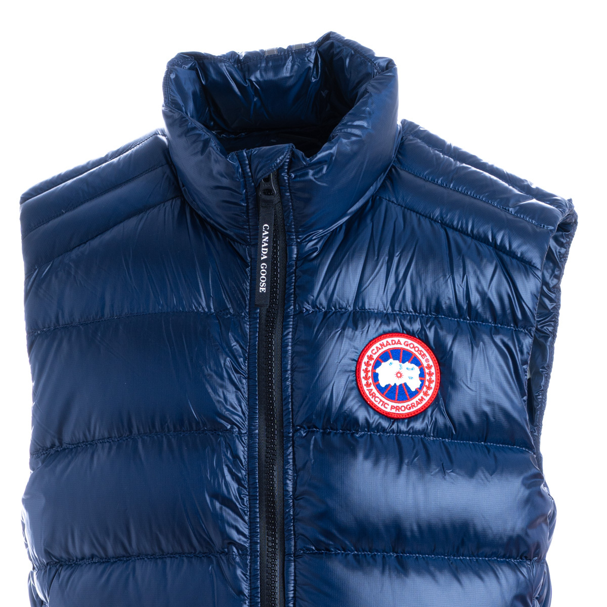 CANADA GOOSE CANADA GOOSE ZIPPED LOGO PATCH DOWN GILET