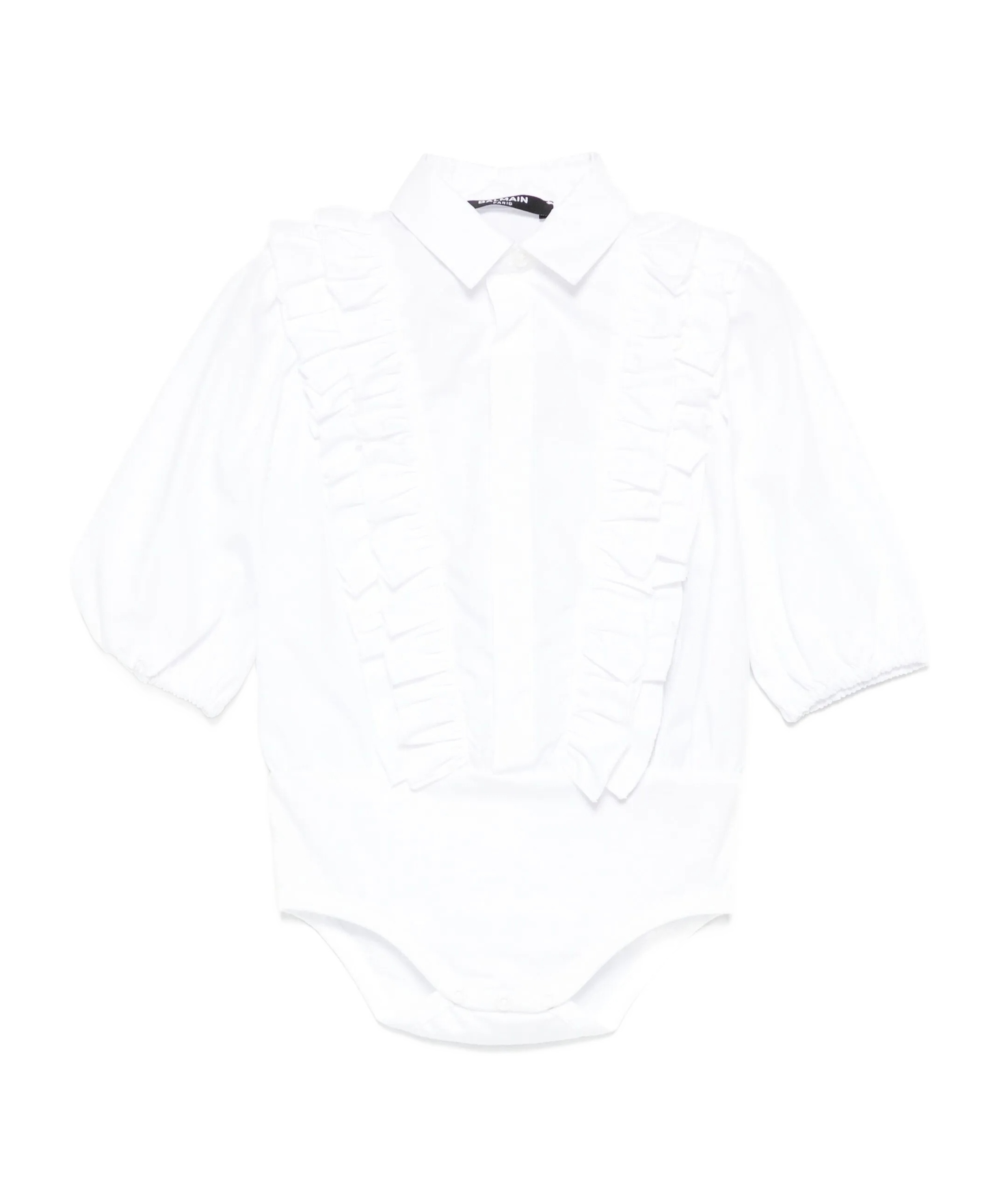 Balmain Ruffled Body In White