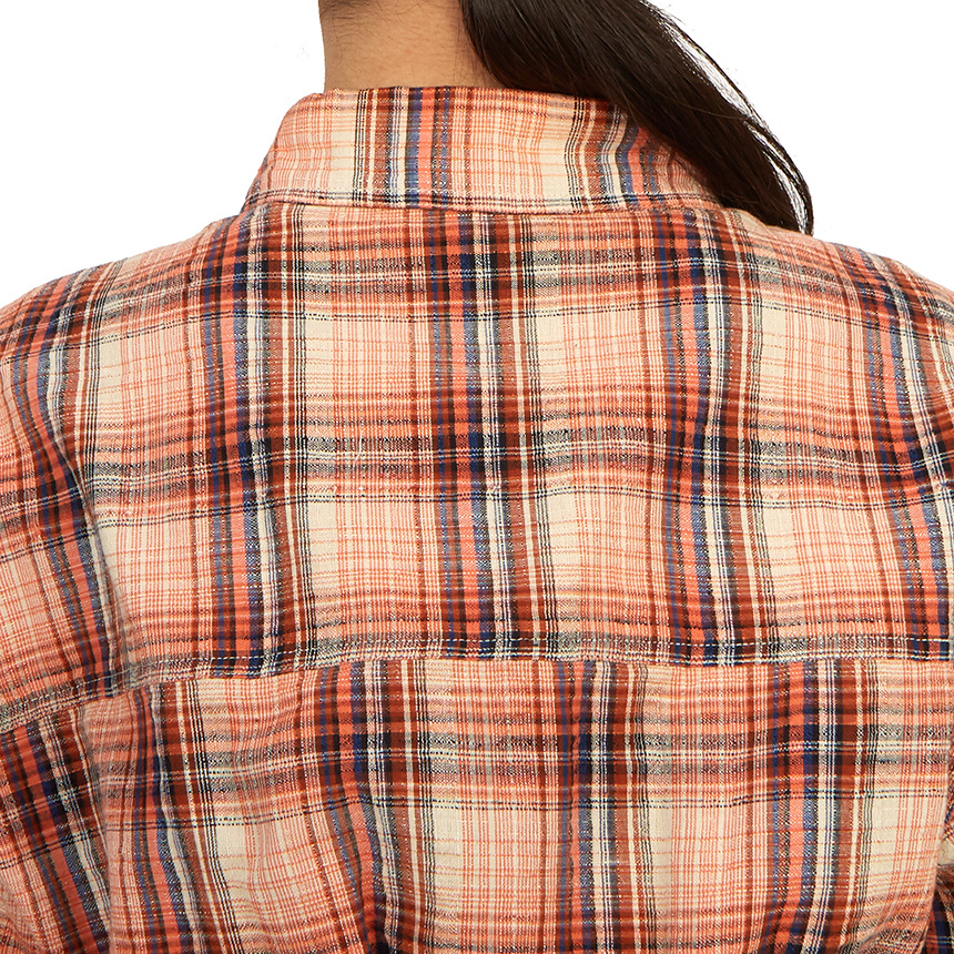 Isabel Marant Étoile Liliane Plaid-check Mini Shirtdress In Nude