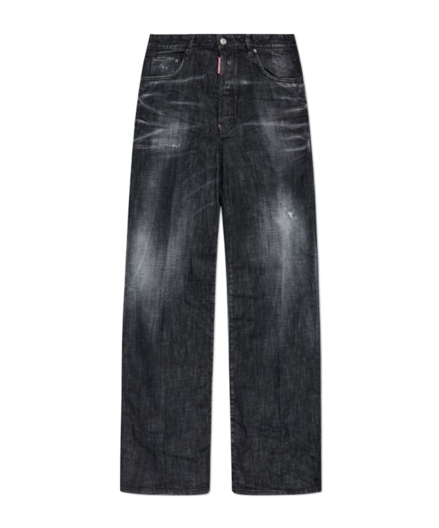 Dsquared2 Dsquared Black Stretch Denim Skater Jeans