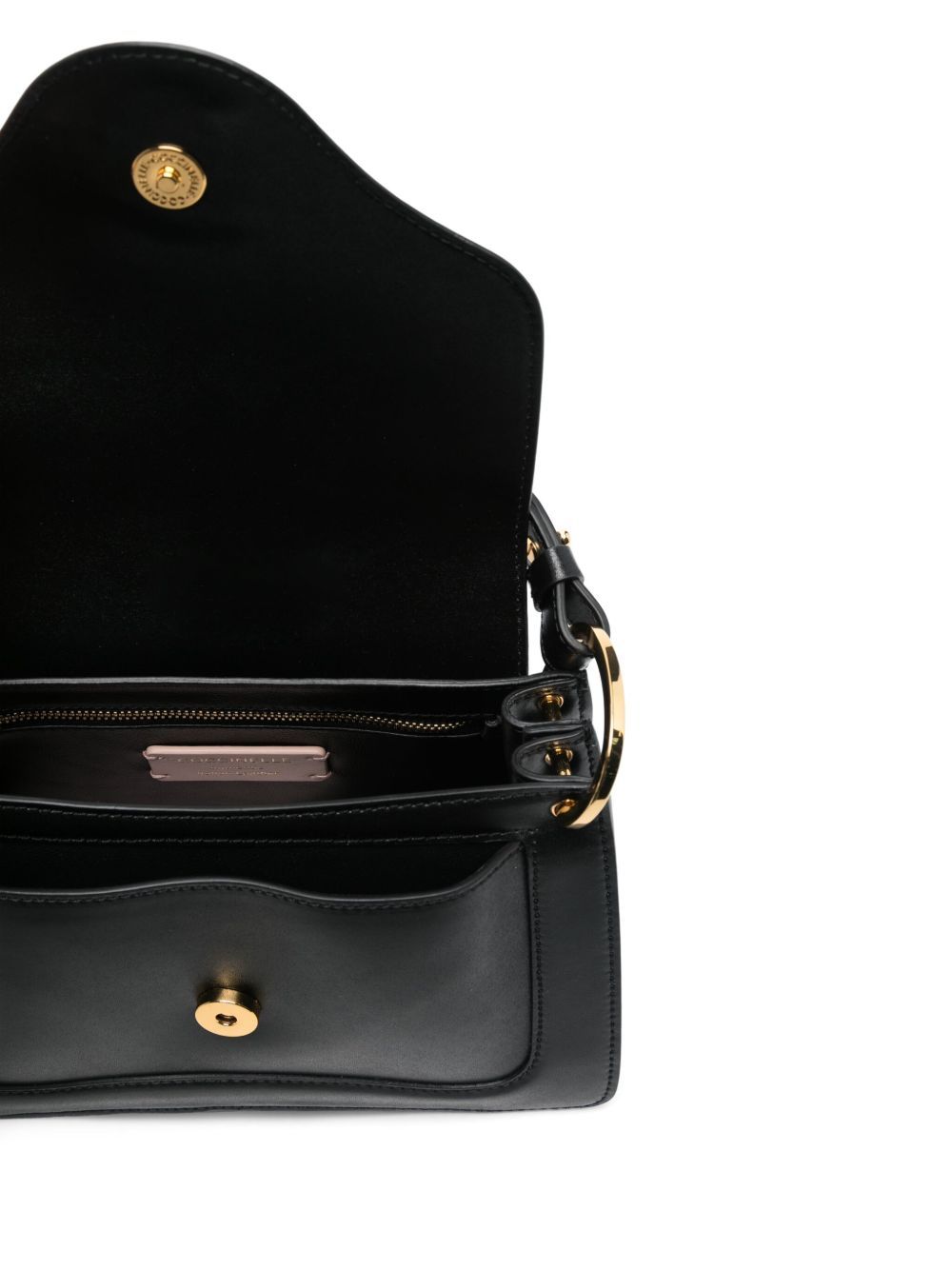 Coccinelle Small C-me Cross Body Bag In Black