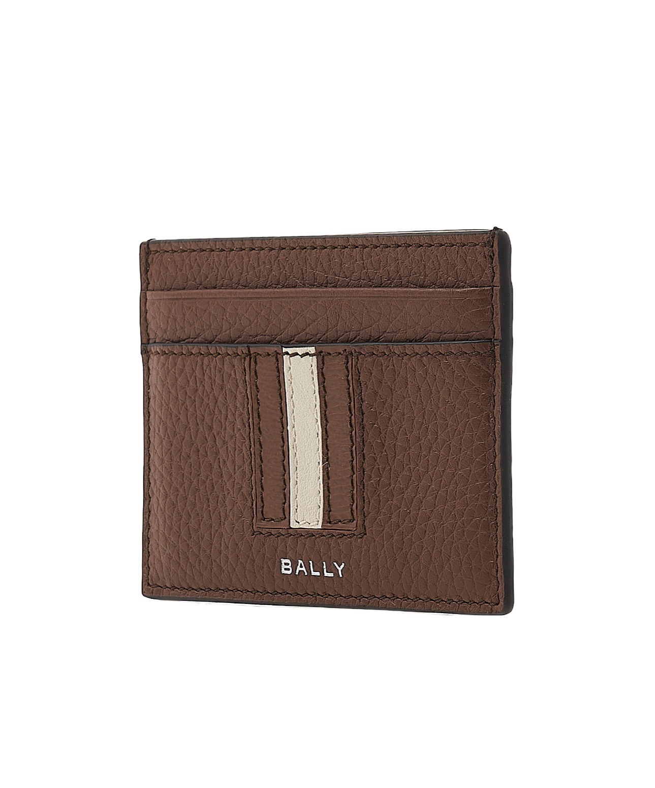 Bally Rectangular Clip In Brown