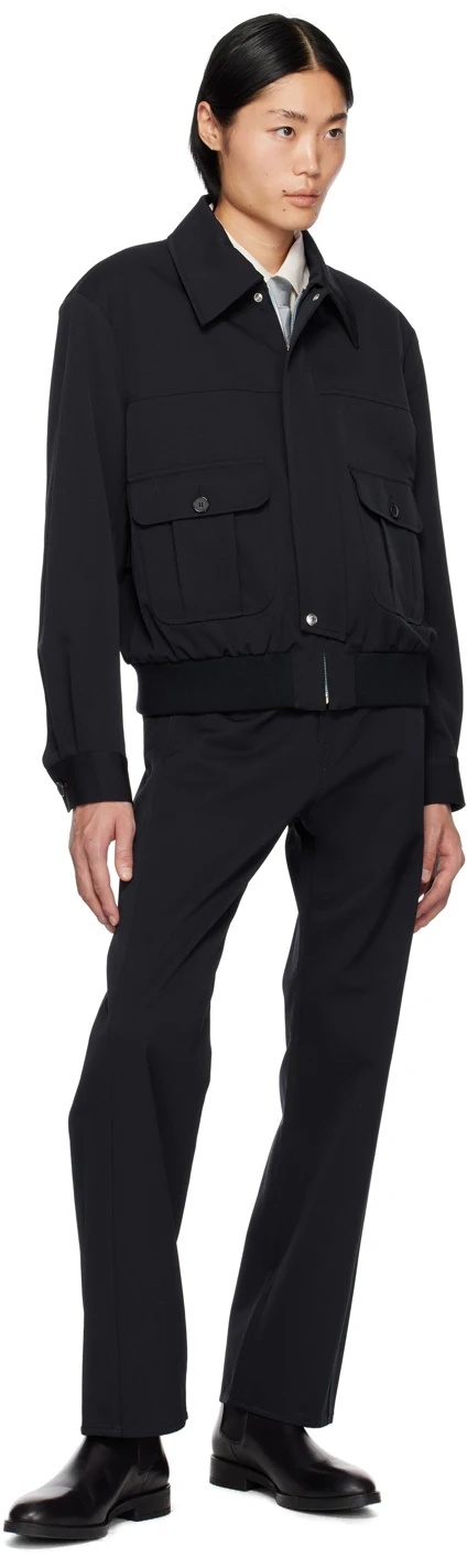PAUL SMITH LAPEL ZIPPER CASUAL JACKET