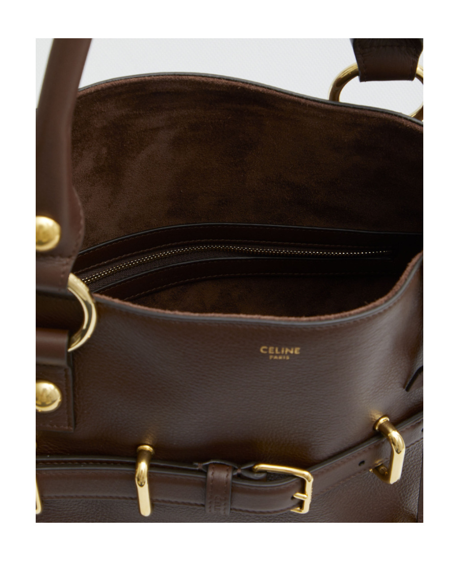 Celine Anita Dual-handle Shoulder Bag In Brown