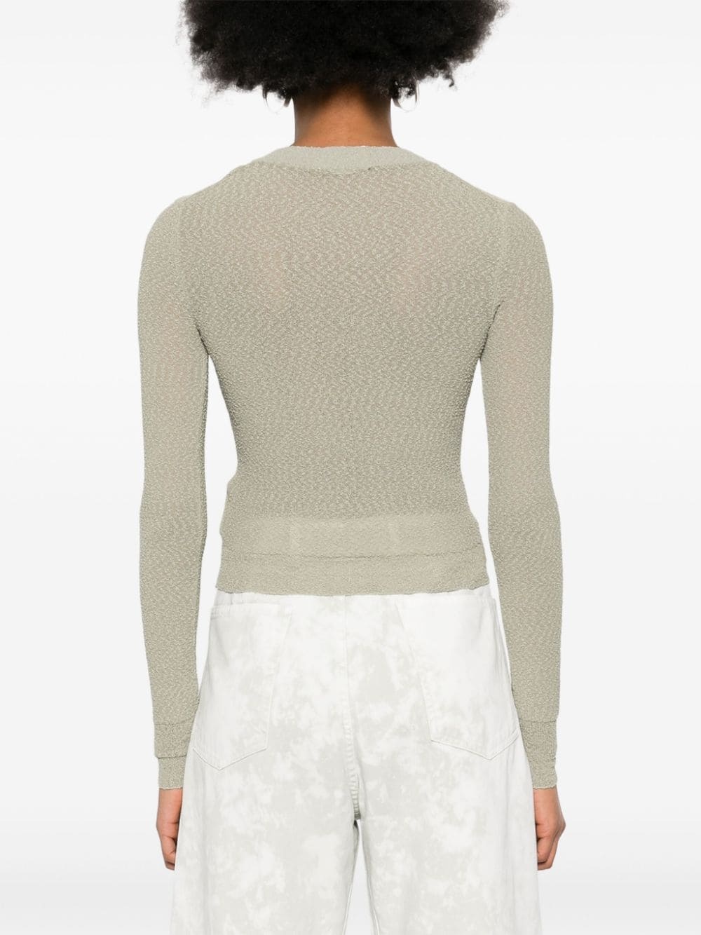 Ami Alexandre Mattiussi Ami Paris Cashmere Knit Sweater In Green
