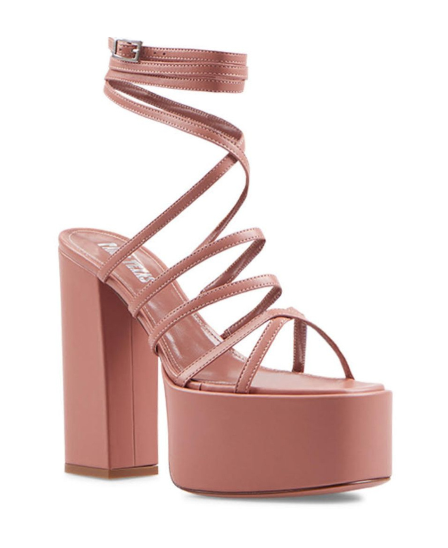 Paris Texas Strap-detail Platform-sole Sandals In Pink
