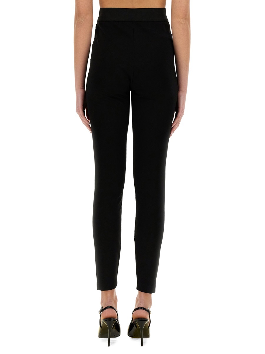 Dolce & Gabbana High Waisted Skinny-fit Trousers In Black
