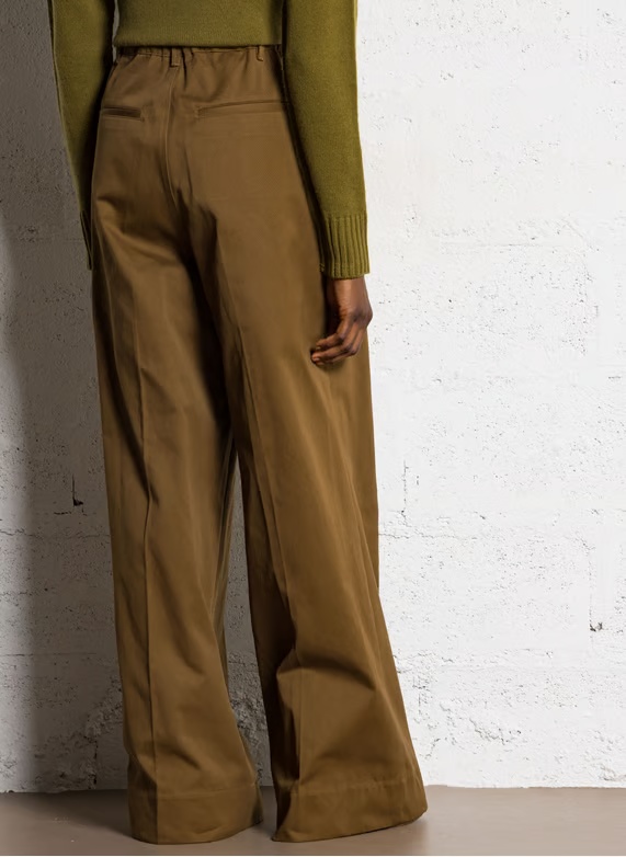 Soeur Frejus Trousers Woman Khaki Bronze In Brown