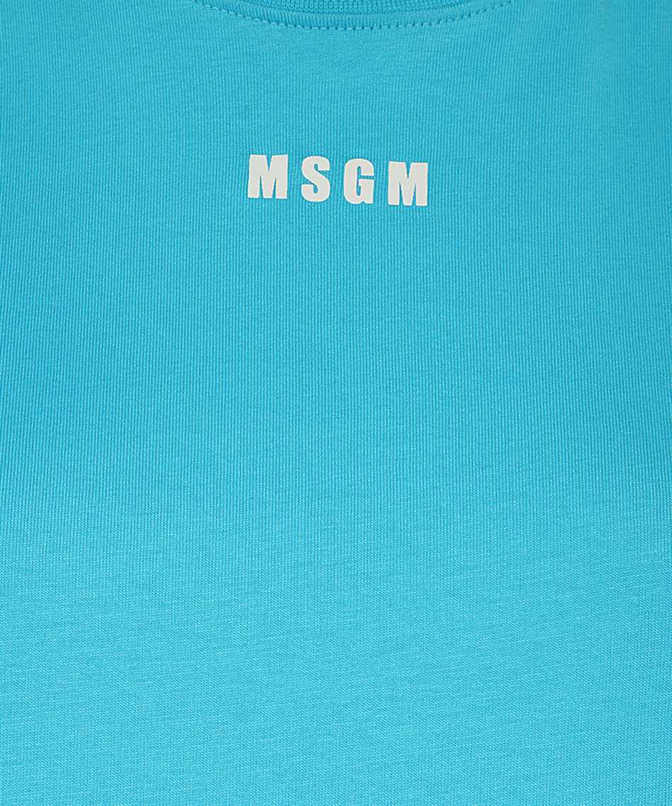 Msgm Woman Maxi Dress Azure Size M Cotton In Blue