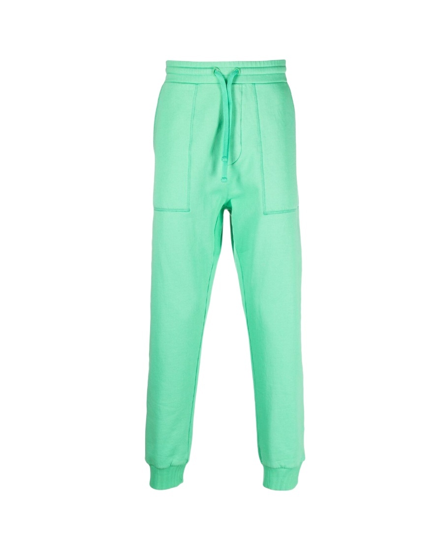 Nanushka High-waisted Tapered Trousers In Green