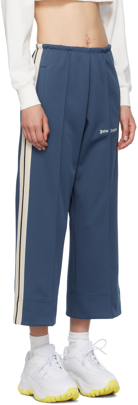Palm Angels Elastic Waist Sweatpants In Blue