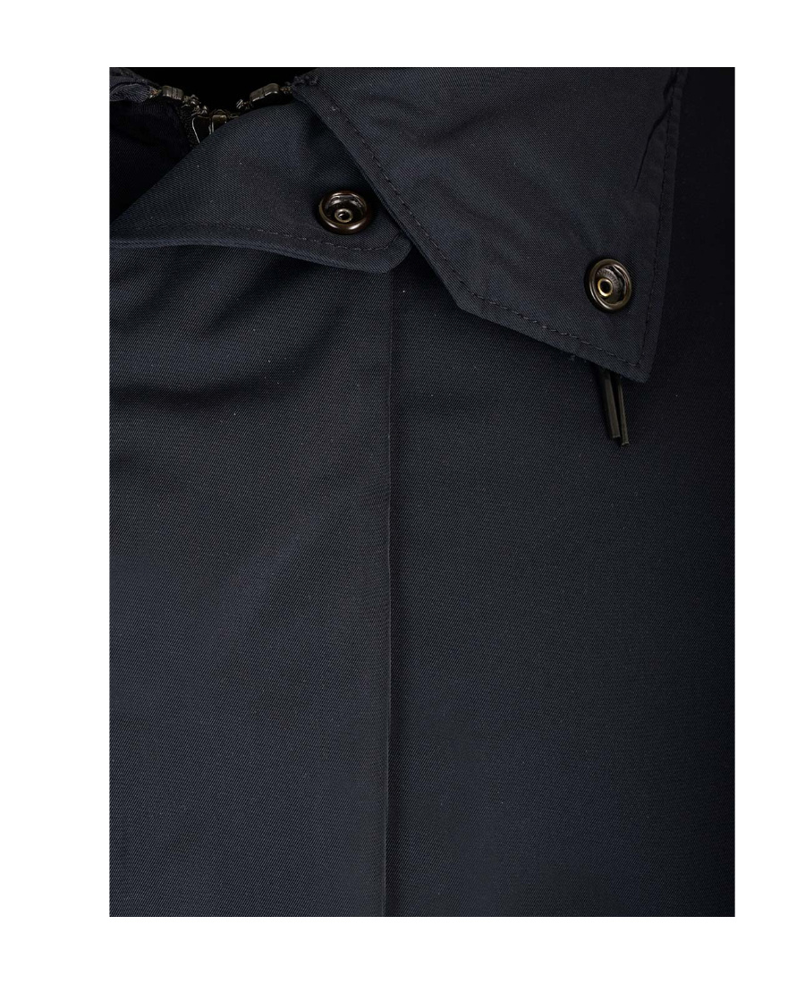 Stone Island Logo Patch Jacket In Blue