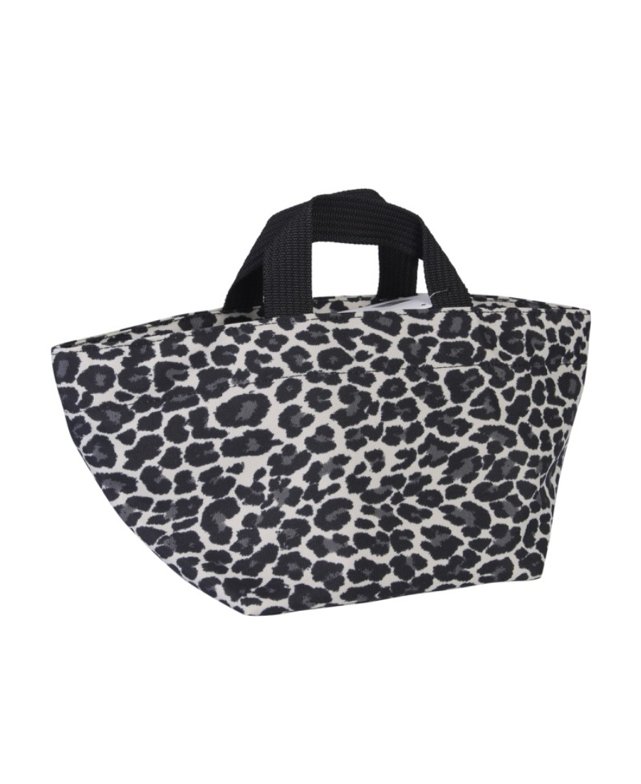 HERVE CHAPELIER LEOPARD-PRINT ZIP-UP TOTE BAG