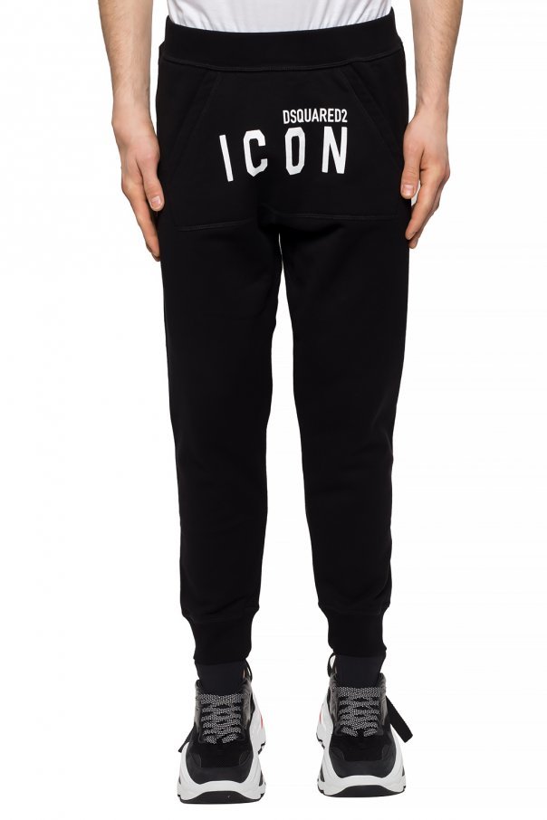 Dsquared2 Man Pants Black Size L Cotton In Black