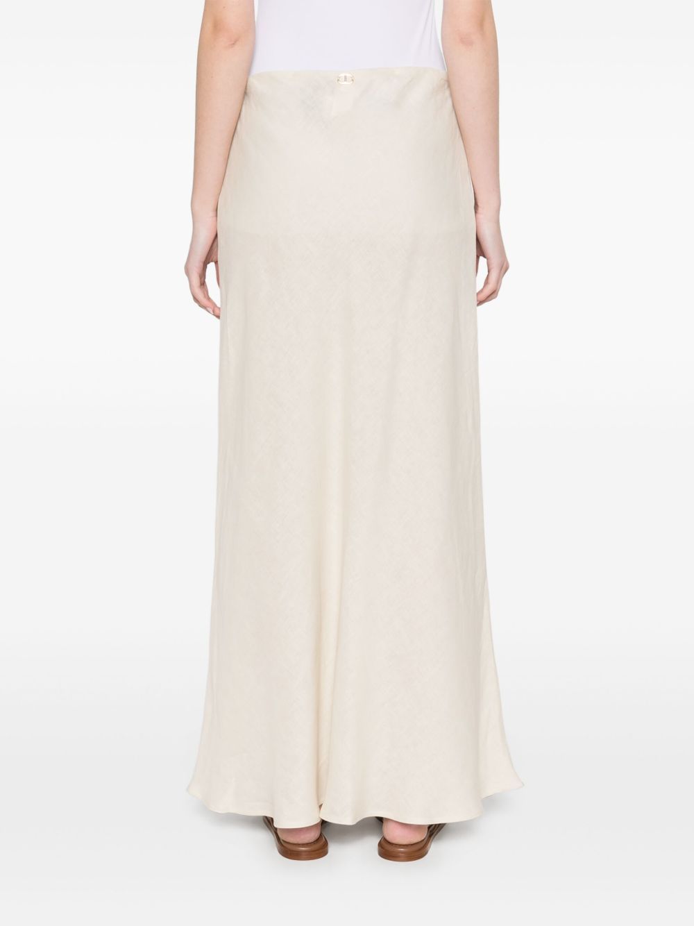 Shop Twinset Linen Skirt