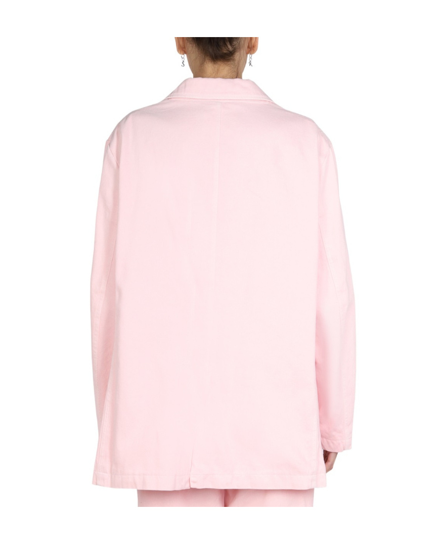 Raf Simons Denim Suit Jacket In Pink