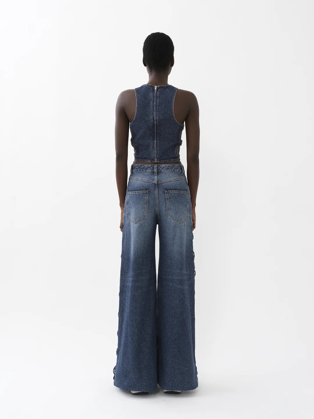 Chloé Wide-legged Jeans In Blue