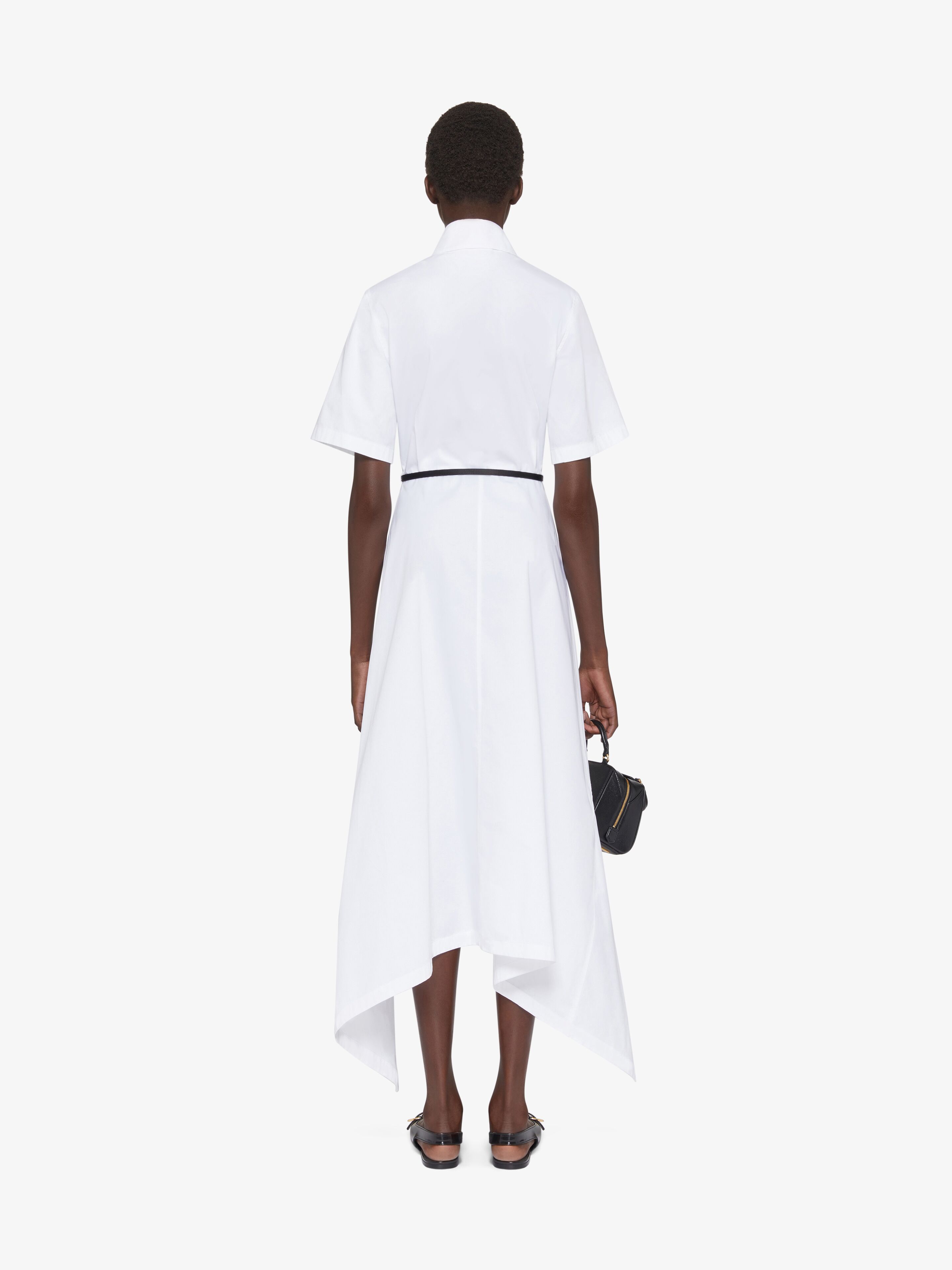 Givenchy Voyou Short-sleeved Dress In White