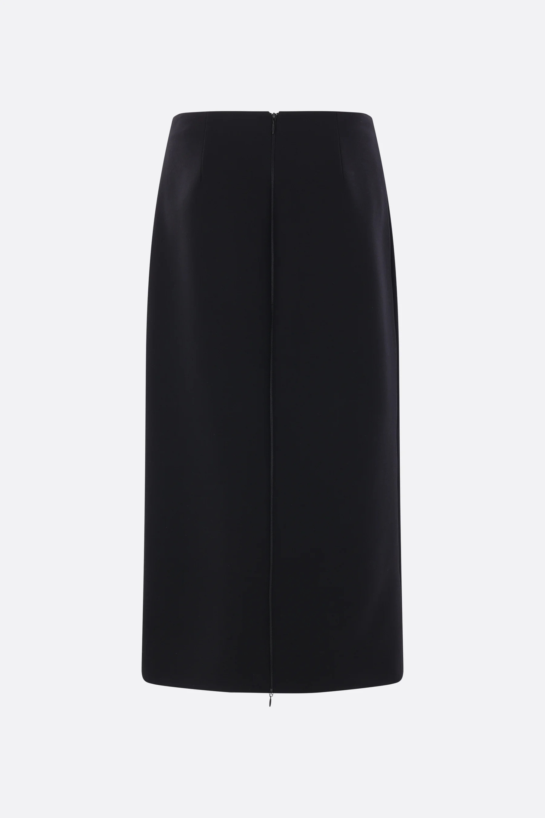 The Row Talor Pencil Midi Skirt In Black