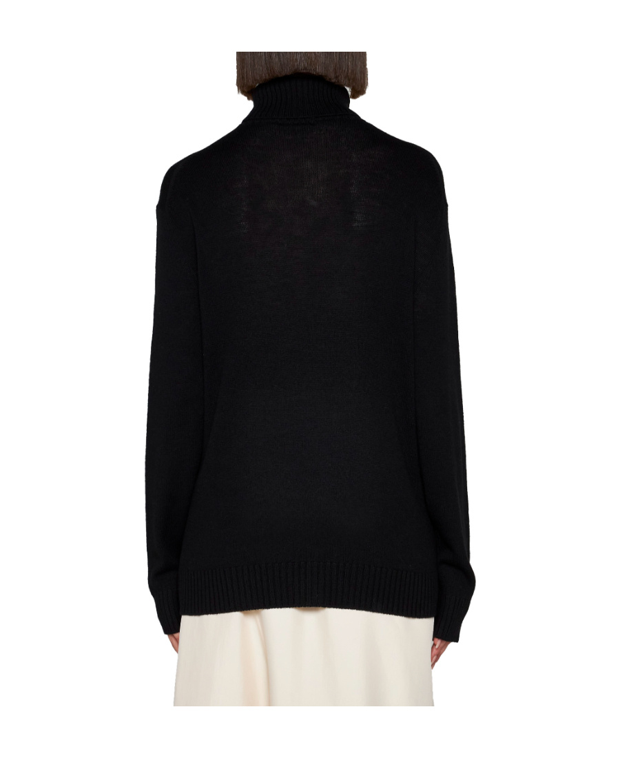 Jil Sander Wool Sweater In Black