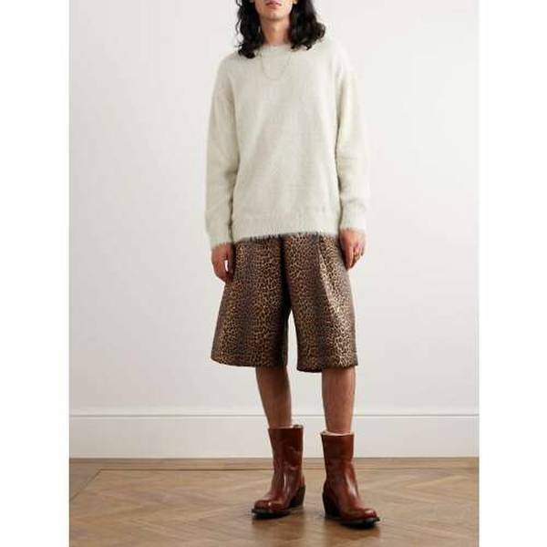 Dries Van Noten Long-sleeved Sweater In White