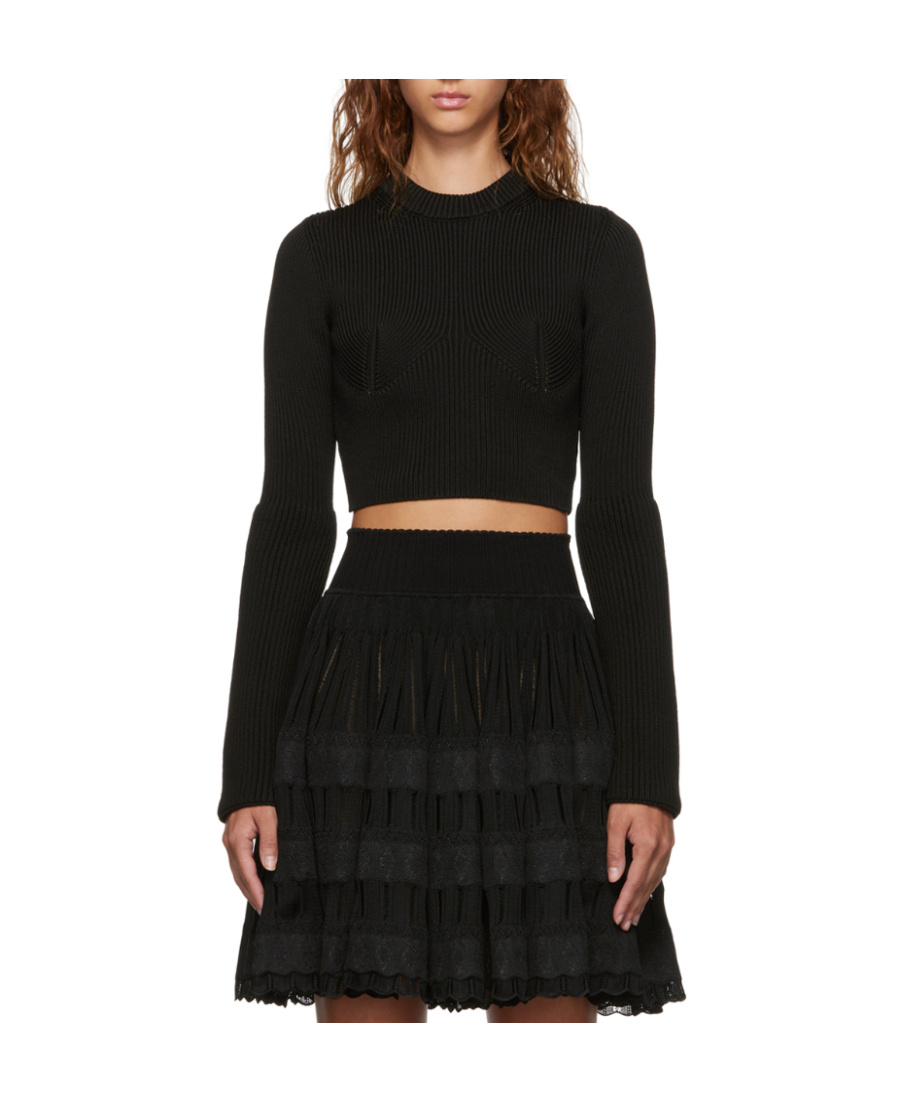 ALAÏA ROUND NECK SWEATER