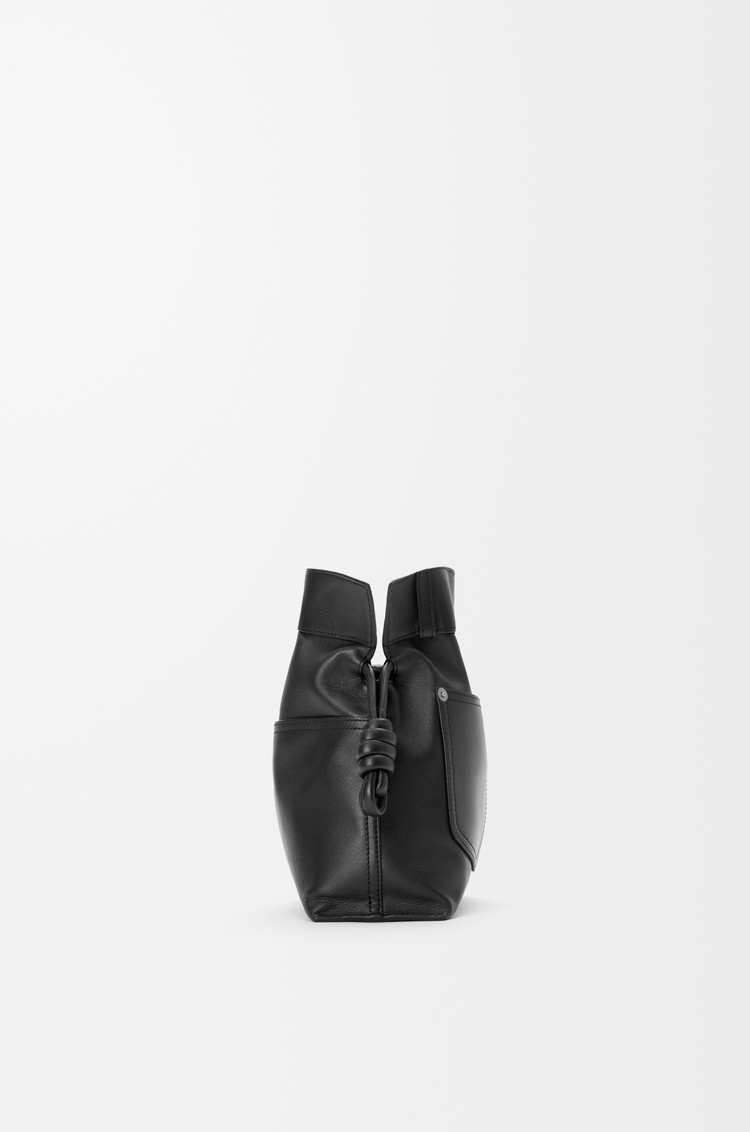 Loewe Flamenco Clutch Medium Bag In Calfskin Nappa In Black