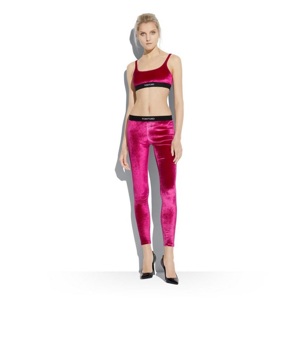 TOM FORD LOGO-WAISTBAND HIGH-WAISTED LEGGINGS