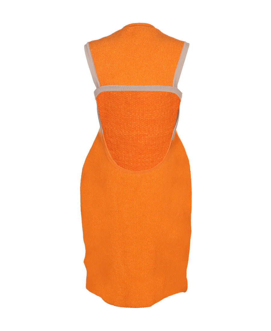 Jacquemus La Robe Sorbetto Dress In Orange