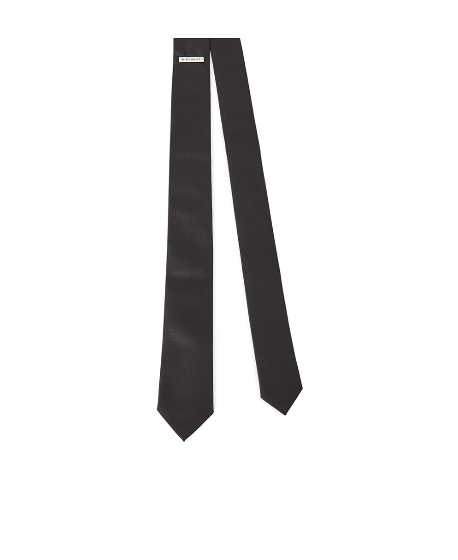 Givenchy Logo Tie In Black