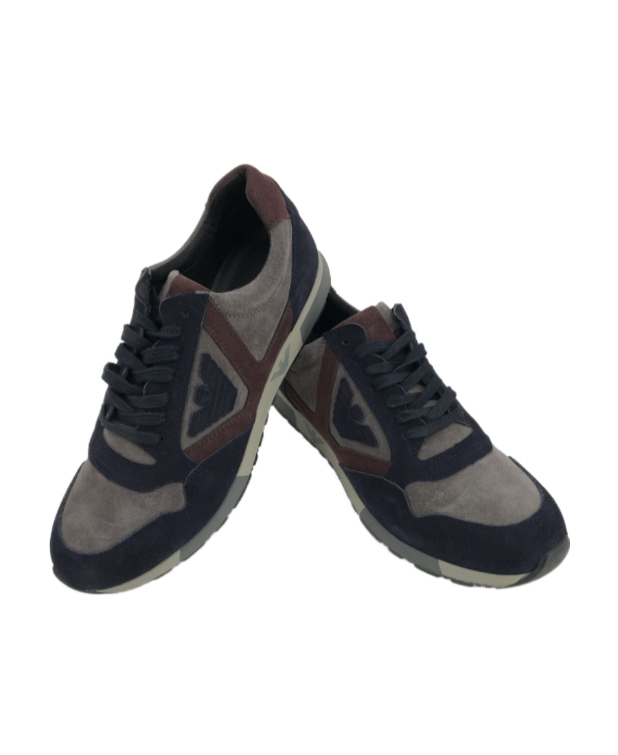 EMPORIO ARMANI LOGO DETAILS CASUAL SNEAKERS