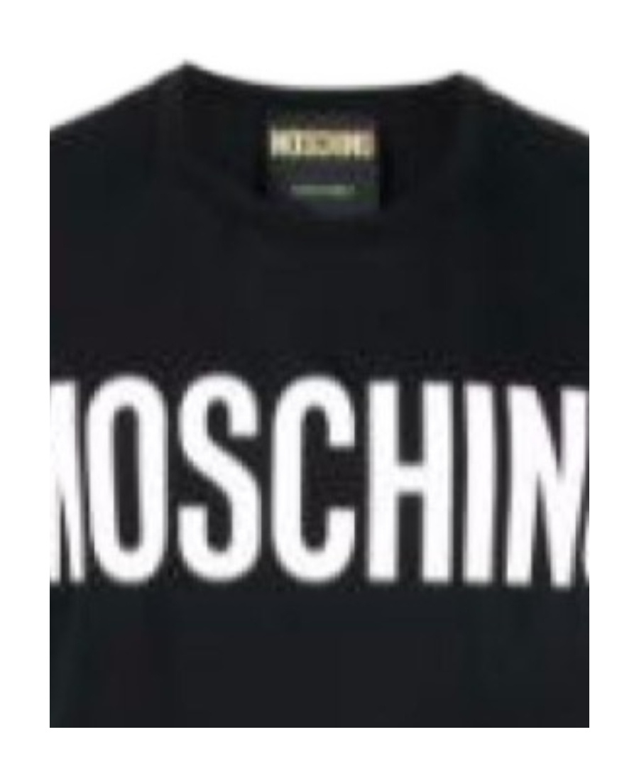 Moschino Logo-print Short-sleeve T-shirt In Black