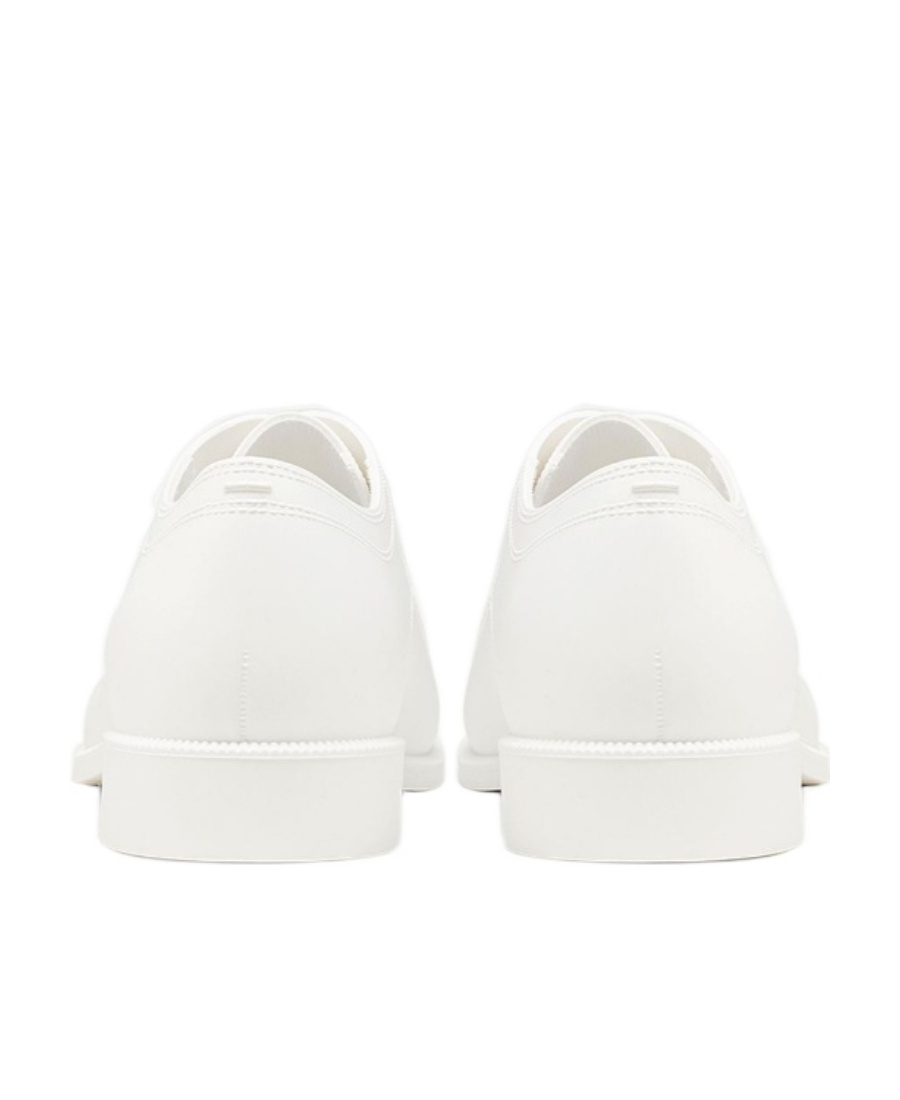 Maison Margiela Tabi Rubber Derby Shoes In White