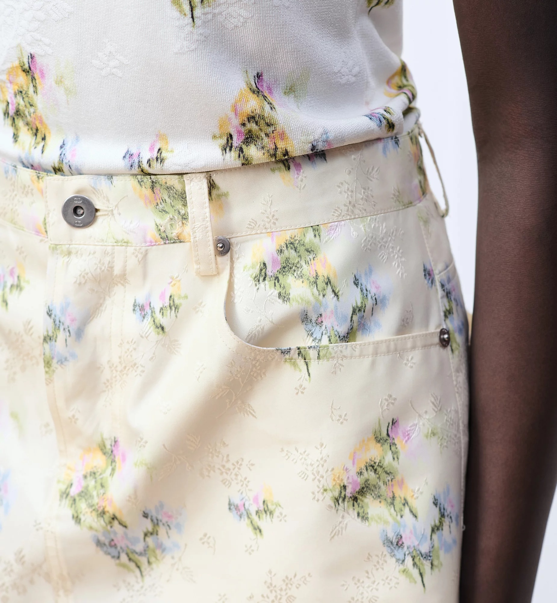 Dior Miniskirt In White