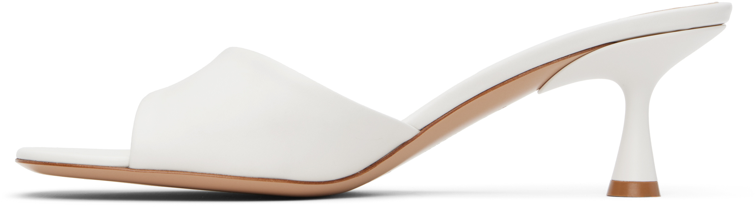 Gianvito Rossi Ascent 55 High-heeled Sandals In White