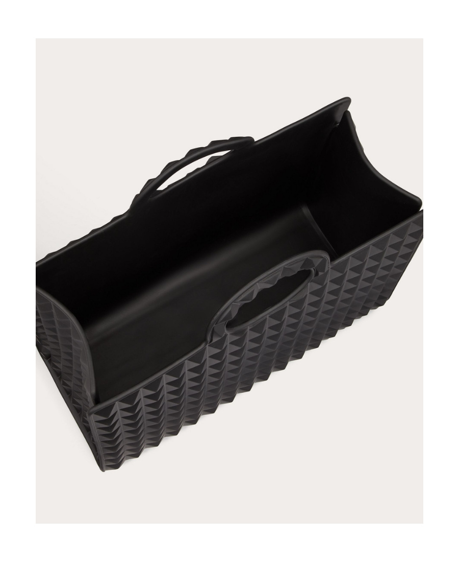 Valentino Strukturierter Shopper In Black