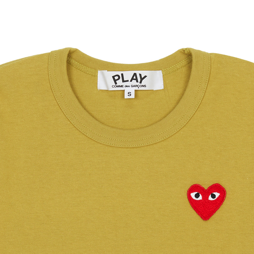 Comme Des Garçons Crew Neck T-shirt In Yellow