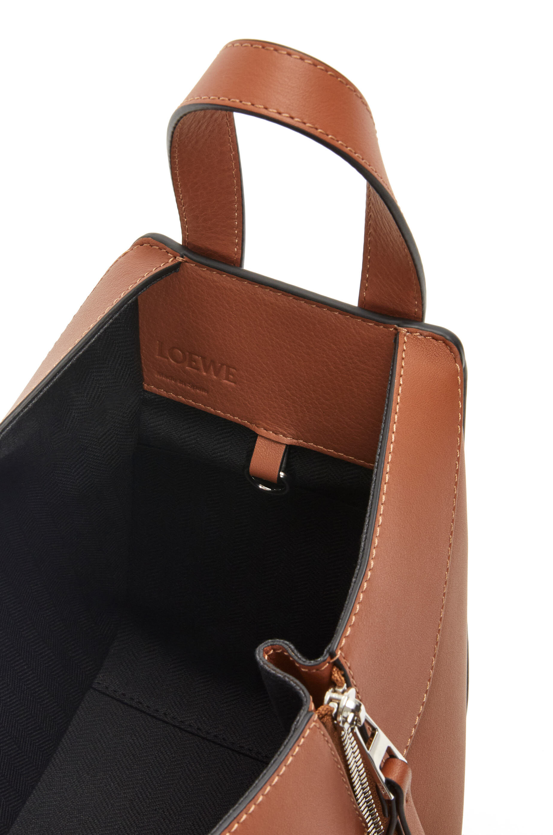 Shop Loewe Hammock Compact Bag In Classic Calfskin In Pink