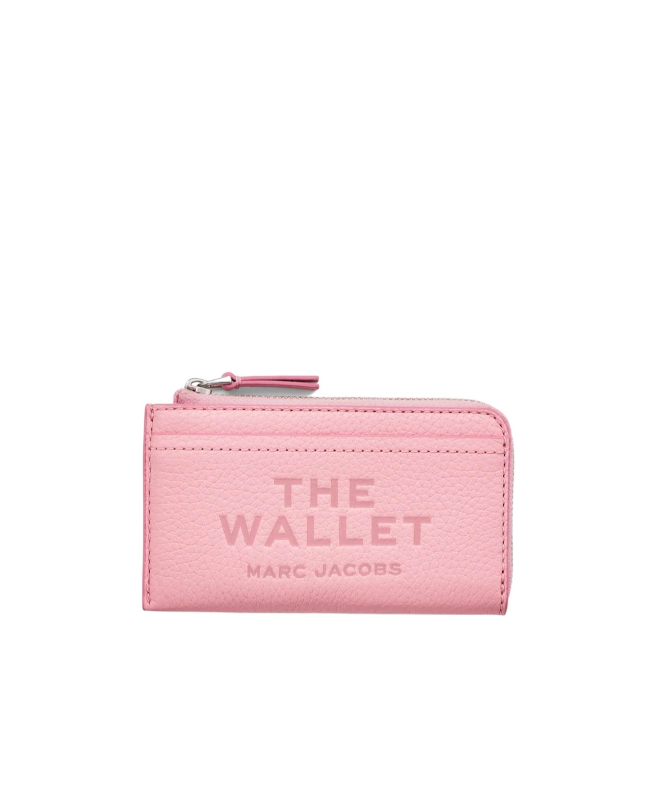 Marc Jacobs The Top Zip Multi Leather Wallet In Pink