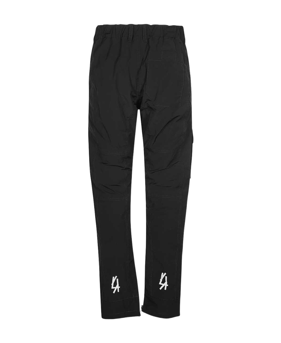 44 Label Group Multi-pocket Parachute Trousers In Black