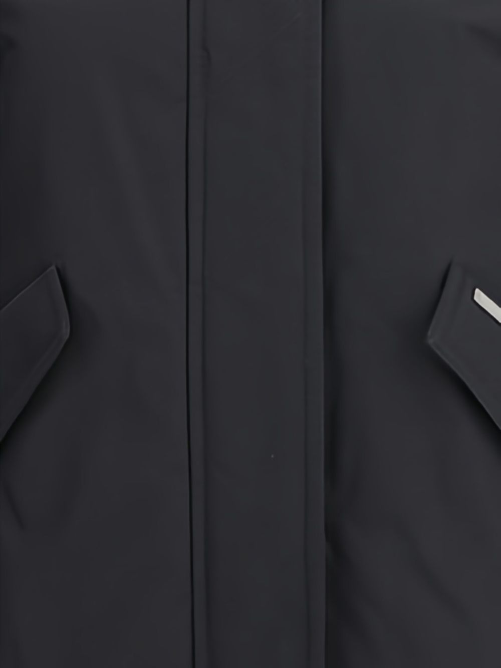 Woolrich Military Inspired Hooded Jacket In Black