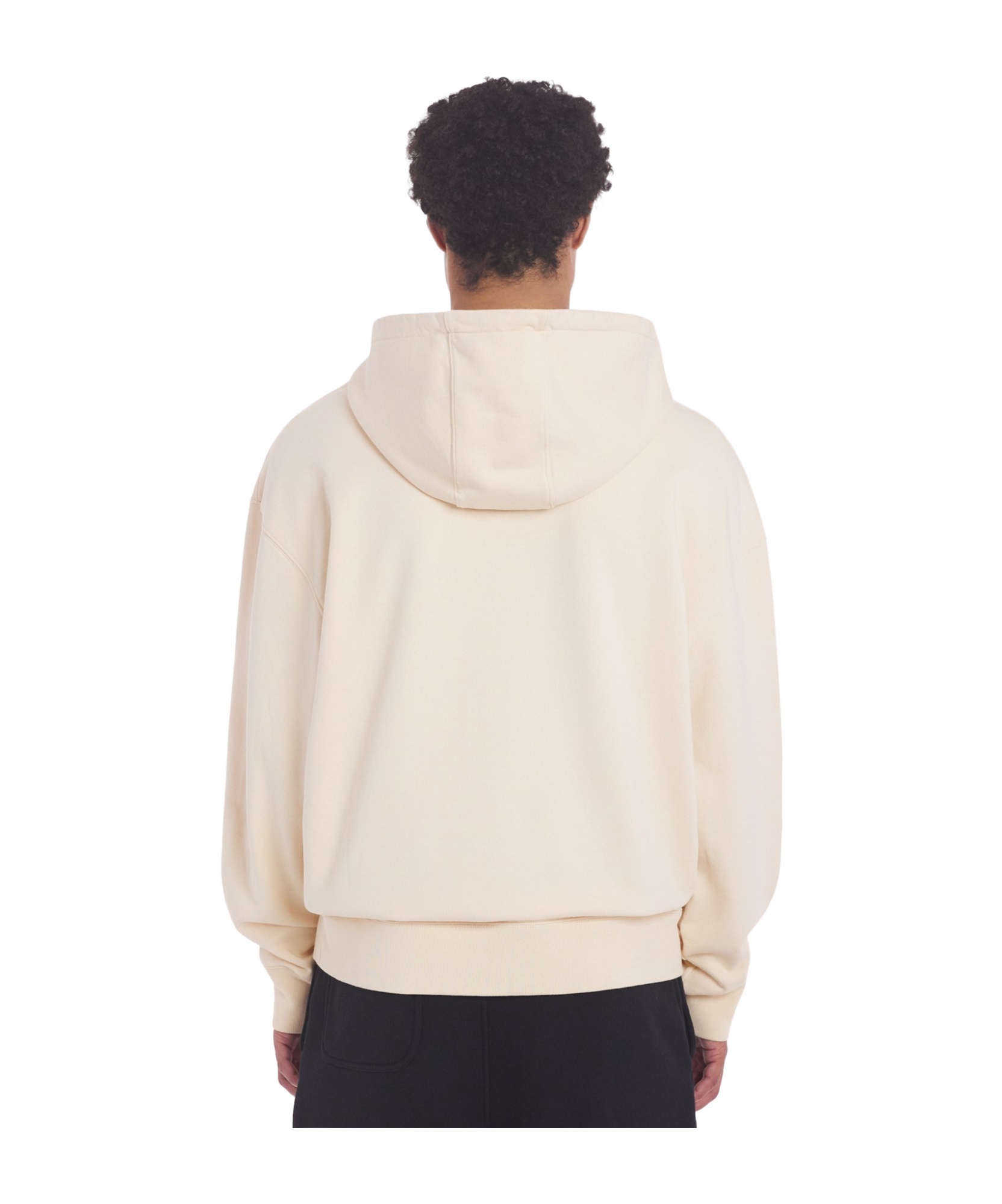 Maison Kitsuné Bold Fox Head Patch Oversize Hoodie In White