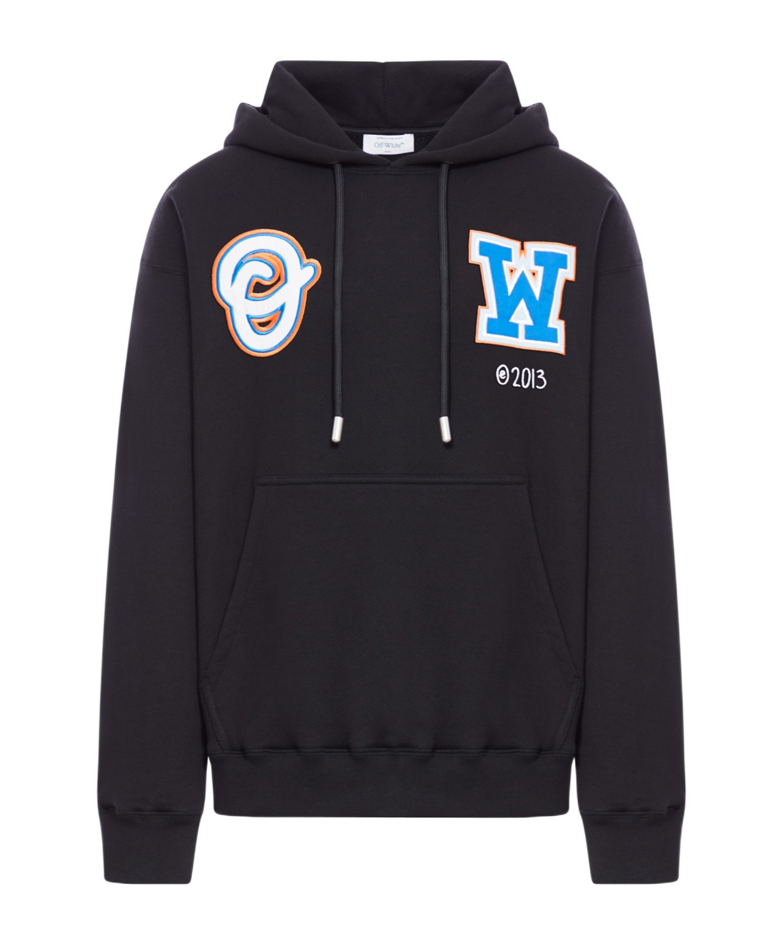 Off-white Wiz Patch Skate Hoodie In Black