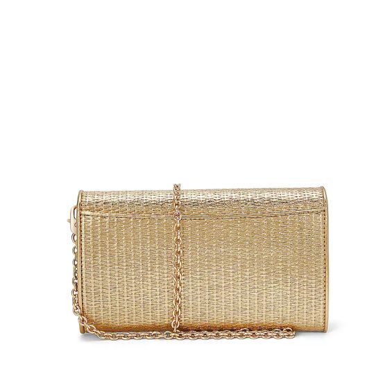 Shop Polo Ralph Lauren Flip Shoulder Bag In Nude