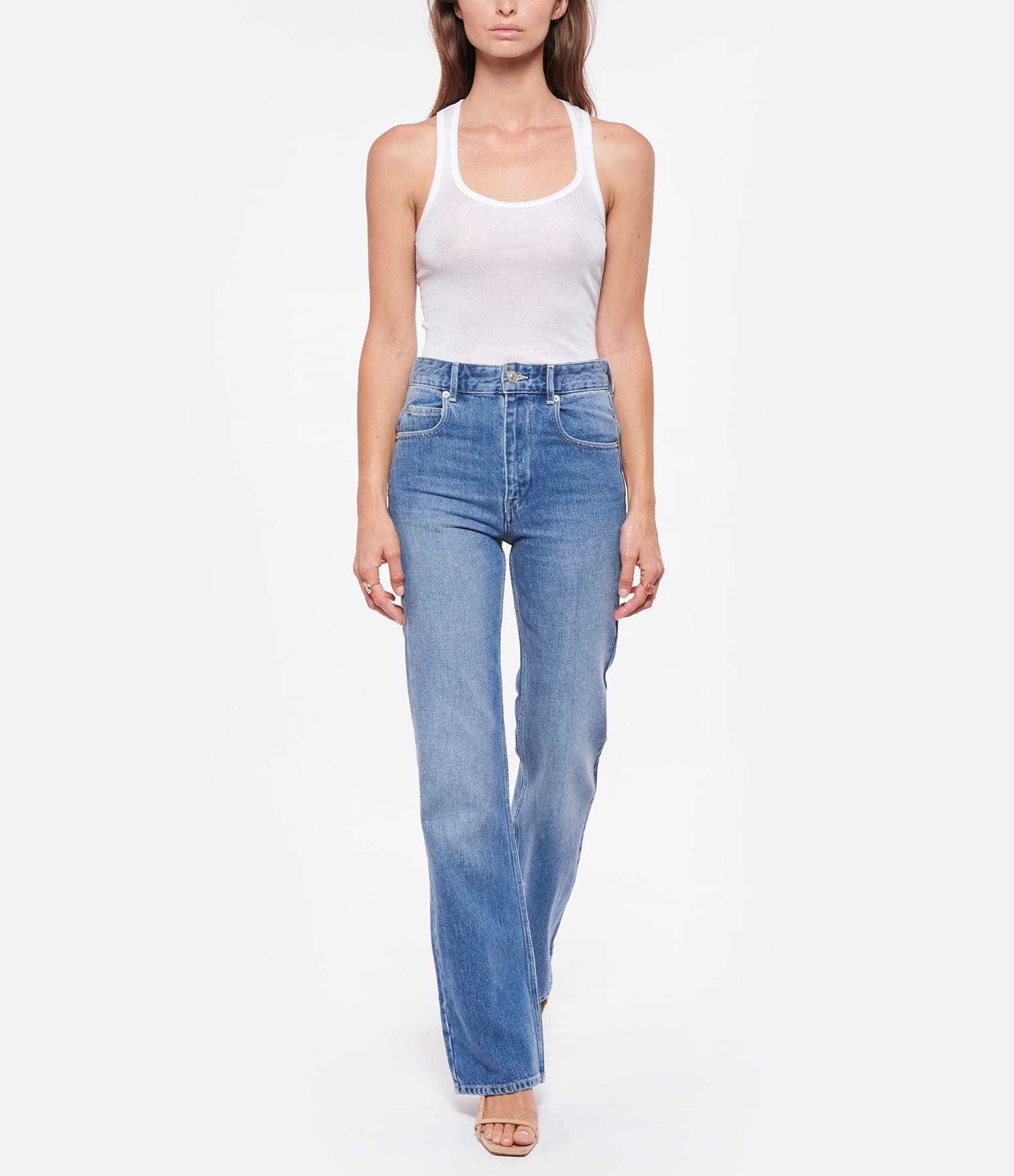 Isabel Marant Étoile High-rise Bootcut Jeans In Blue