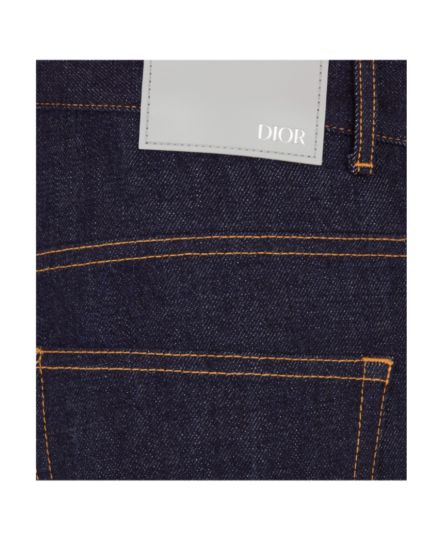 Dior Icons Five-pocket Jeans In Blue