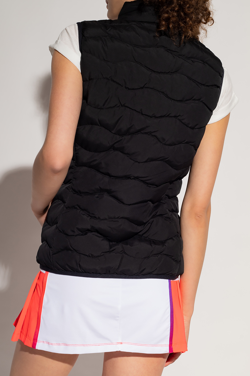 Shop Ea7 Logo-print Gilet In Black