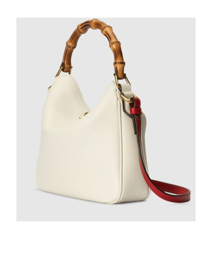 Gucci Diana Medium Shoulder Bag In White