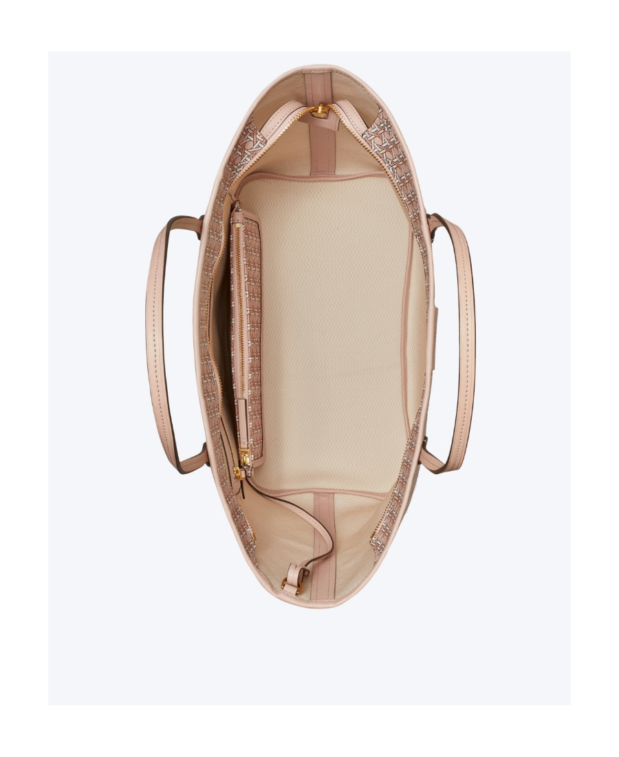 Tory Burch Perry Triple-compartment Tote Bag In Nude